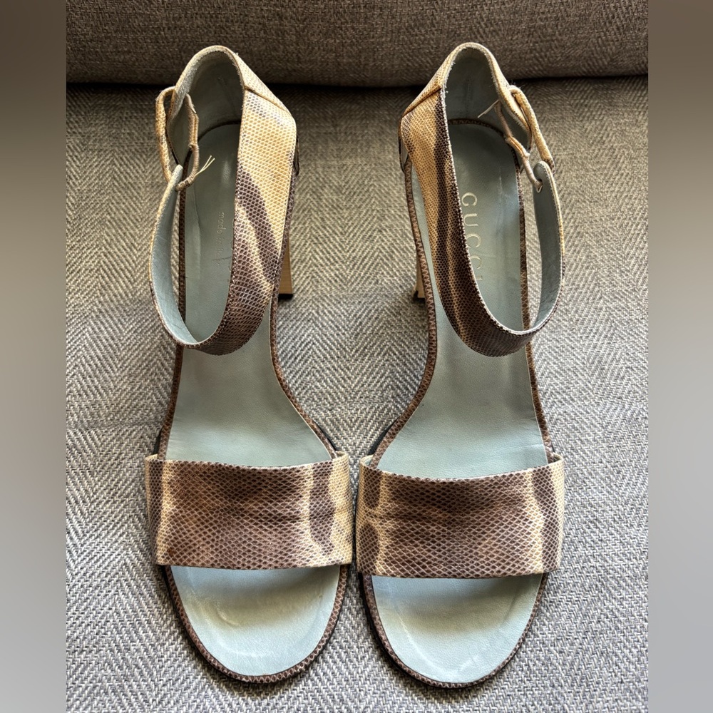 Gucci Snake Skin Heels - Picture 2 of 7